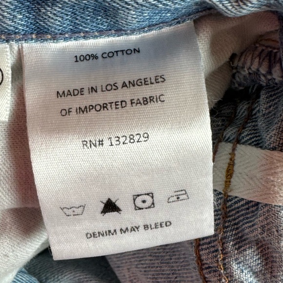 GRLFRND Bella Low Rise Boyfriend Jeans Color Echo Park Size 23 - Picture 5 of 7